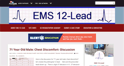 Desktop Screenshot of ems12lead.com